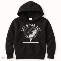 Lets Par Funny Golf Player Gift Kids Hoodie thumb 0