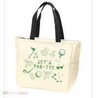 Let's Par Funny Golf Coquette Bow Women Tote Bag thumb 3