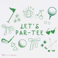 Let's Par Funny Golf Coquette Bow Women Doggie Tank thumb 4