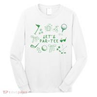 Let's Par Funny Golf Coquette Bow Women Long Sleeve Shirt thumb 0