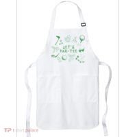 Let's Par Funny Golf Coquette Bow Women Apron thumb 0