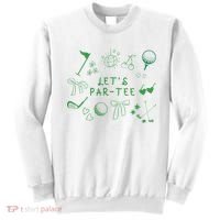 Let's Par Funny Golf Coquette Bow Women Sweatshirt thumb 0