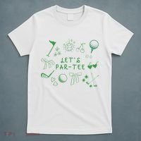 Let's Par Funny Golf Coquette Bow Women T-Shirt thumb 5