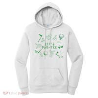 Let's Par Funny Golf Coquette Bow Women Women's Hoodie thumb 0