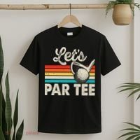 Let's Par Funny Golf Pun Dad Party Golfer Father's Day T-Shirt thumb 2