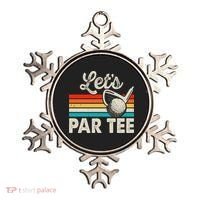 Let's Par Funny Golf Pun Dad Party Golfer Father's Day Ornament thumb 0