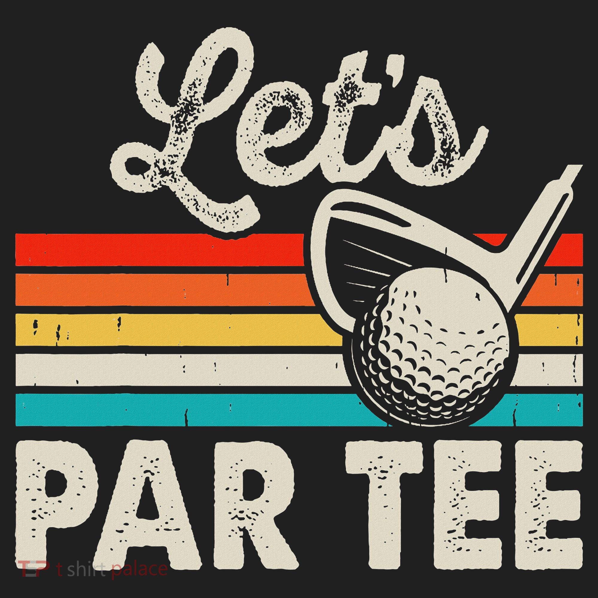 Let's Par Funny Golf Pun Dad Party Golfer Father's Day Hat