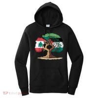 Lebanon Palestine Flag Lebanese Palestinian United Women's Hoodie thumb 0