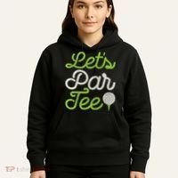 Let's Par Golf Player Golfer Dad Papa Funny Hoodie thumb 5