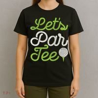 Let's Par Golf Player Golfer Dad Papa Funny T-Shirt thumb 4