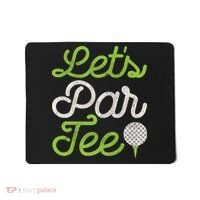 Let's Par Golf Player Golfer Dad Papa Funny Mousepad thumb 0