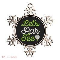 Let's Par Golf Player Golfer Dad Papa Funny Ornament thumb 0