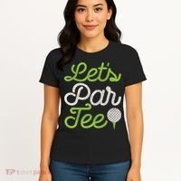 Let's Par Golf Player Golfer Dad Papa Funny Women's T-Shirt thumb 4