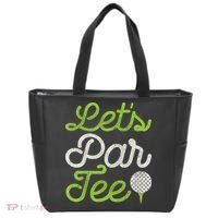 Let's Par Golf Player Golfer Dad Papa Funny Tote Bag thumb 0