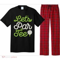 Lets Par Golf Player Golfer Dad Papa Funny Pajama Set thumb 0