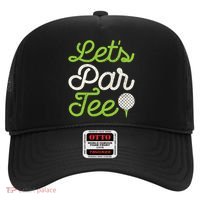 Lets Par Golf Player Golfer Dad Papa Funny Hat thumb 0