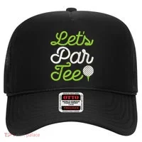 Lets Par Golf Player Golfer Dad Papa Funny Hat thumb 0