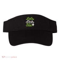 Lets Par Golf Player Golfer Dad Papa Funny Visor thumb 0
