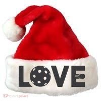 Love Pickleball Gift For Pickle Ball Player Santa Hat thumb 0