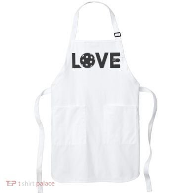 Love Pickleball Gift For Pickle Ball Player Apron