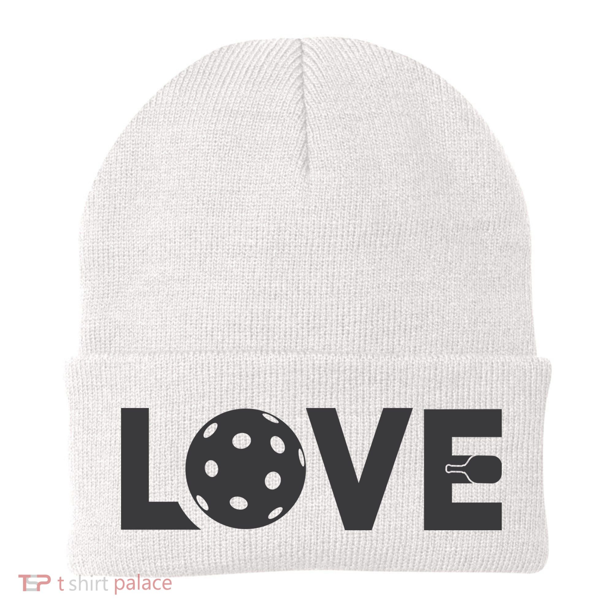 Love Pickleball Gift For Pickle Ball Player Beanie