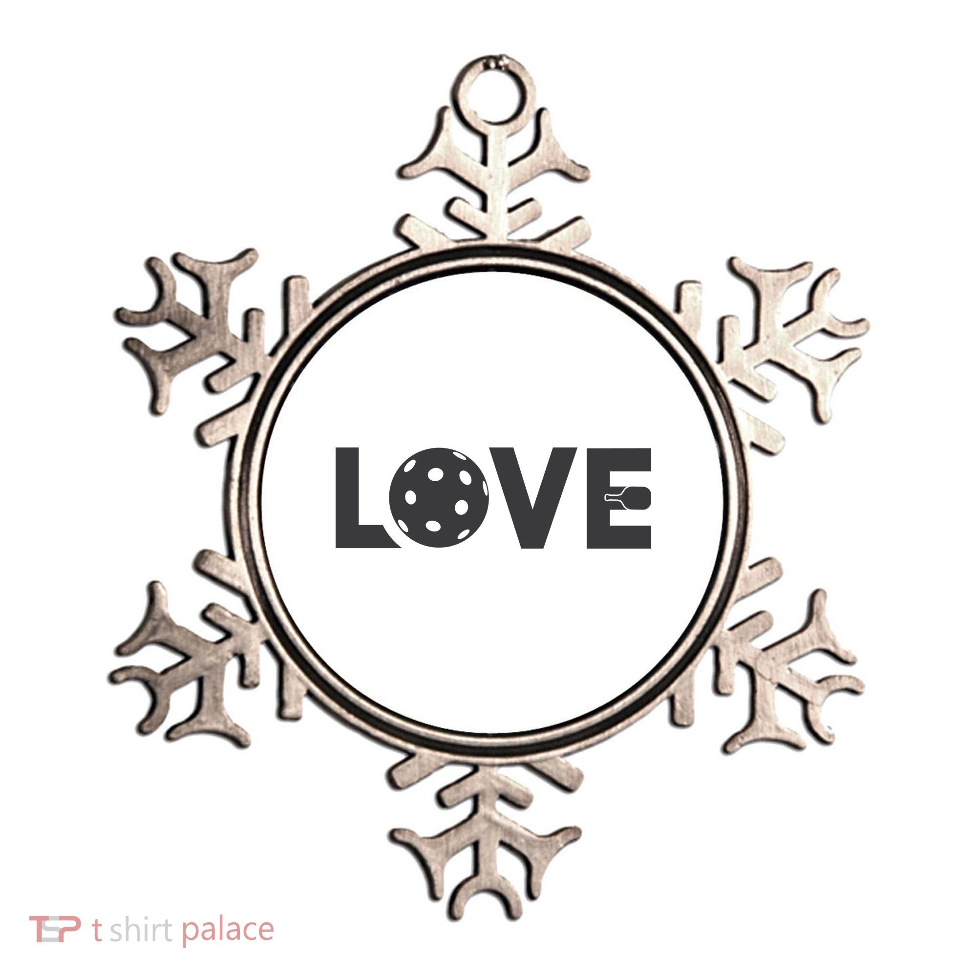 Love Pickleball Gift For Pickle Ball Player Ornament