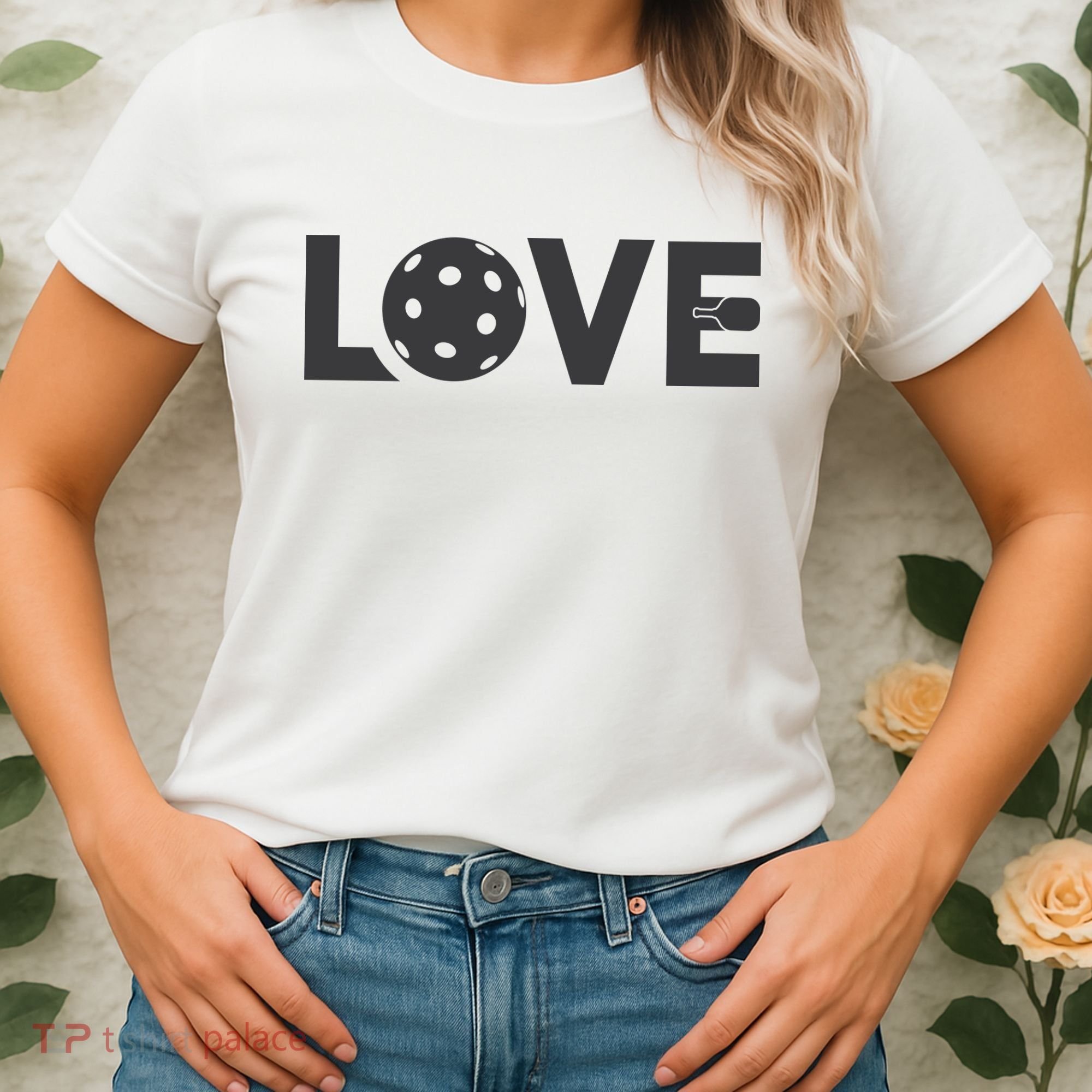 Love Pickleball Gift For Pickle Ball Player Women's T-Shirt