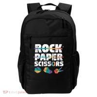 Lesbian Pride Gift Rainbow Lgbt Rock Paper Scissors Great Gift Backpack thumb 0