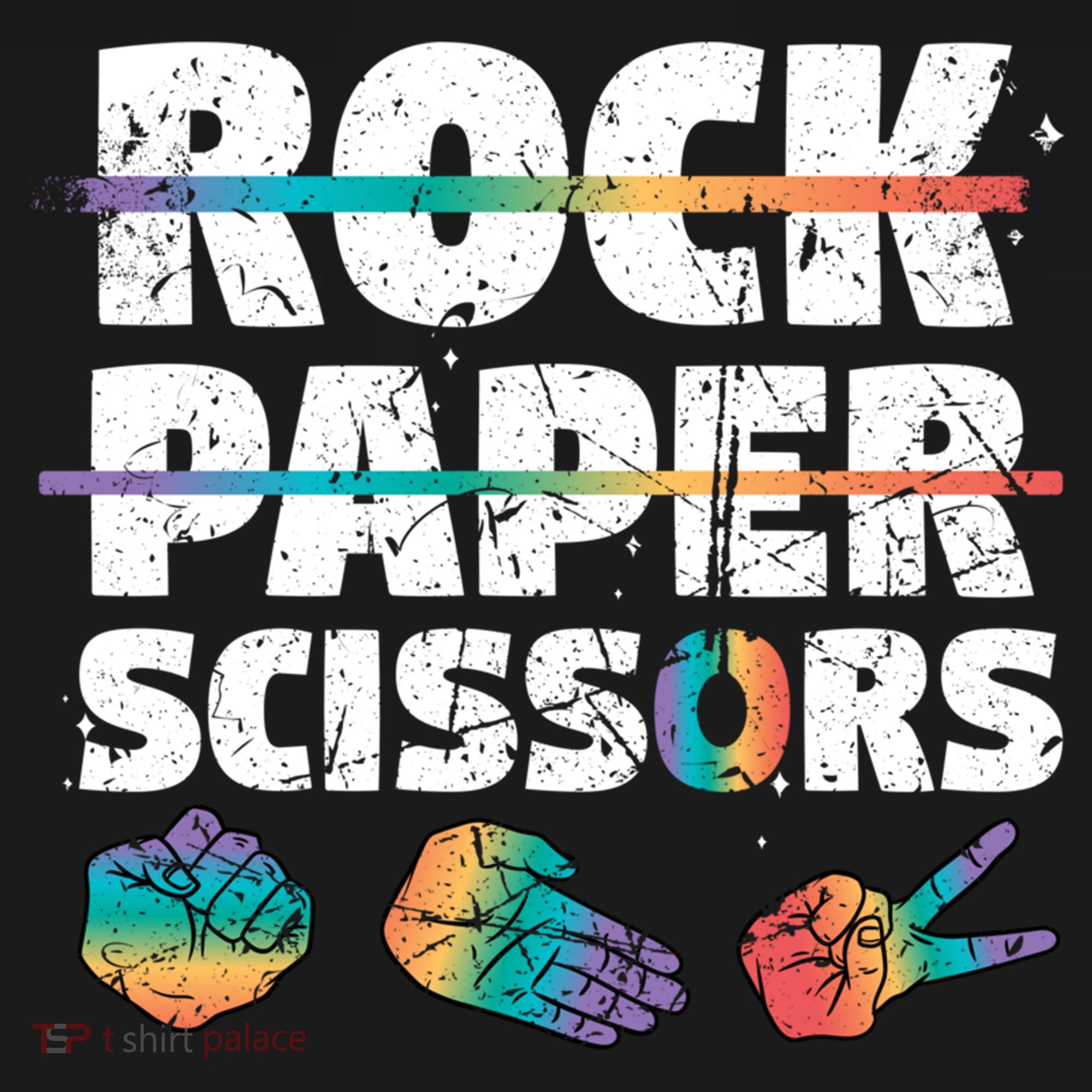 Lesbian Pride Gift Rainbow Lgbt Rock Paper Scissors Great Gift Ornament