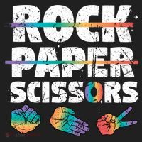 Lesbian Pride Gift Rainbow Lgbt Rock Paper Scissors Great Gift Hat thumb 2
