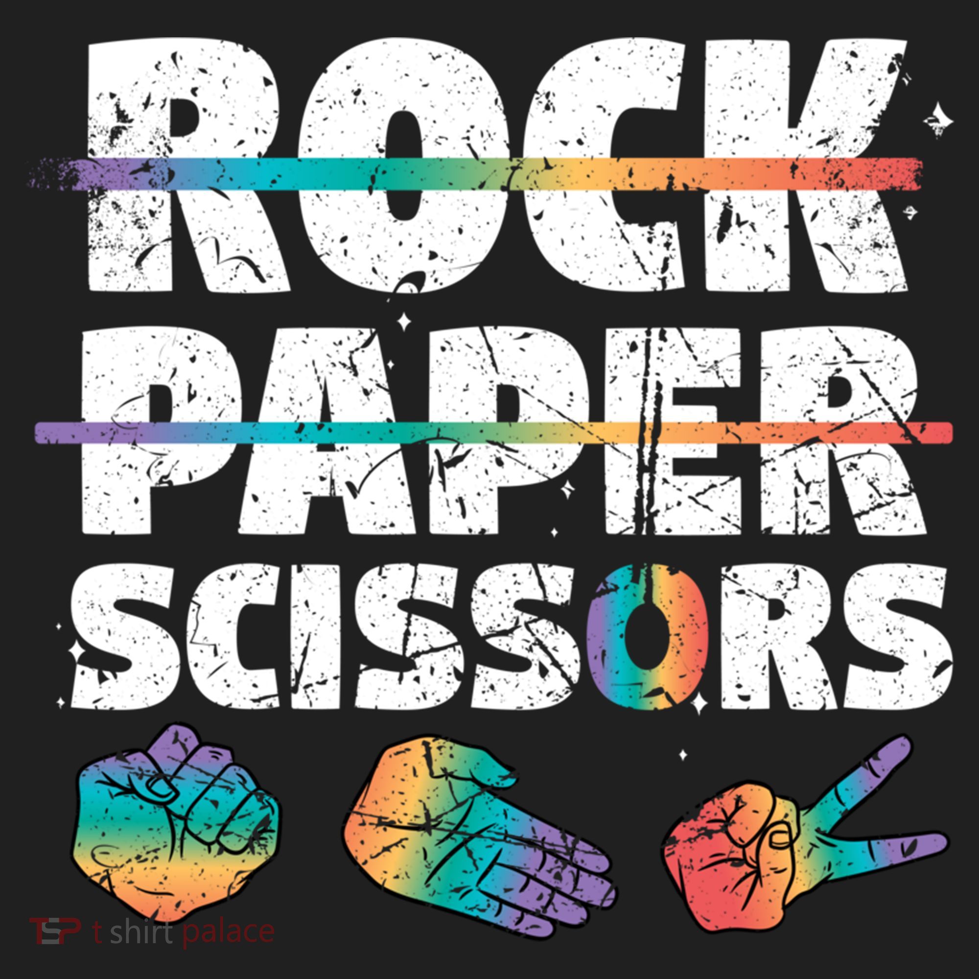 Lesbian Pride Gift Rainbow Lgbt Rock Paper Scissors Great Gift Hat