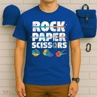 Lesbian Pride Gift Rainbow Lgbt Rock Paper Scissors Great Gift T-Shirt thumb 6