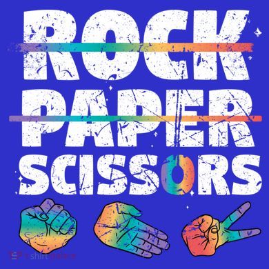 Lesbian Pride Gift Rainbow Lgbt Rock Paper Scissors Great Gift Women's Tri-Blend 3/4-Sleeve Raglan Shirt