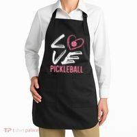 Love Pickleball Heart Pickle Ball Apron thumb 2