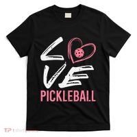 Love Pickleball Heart Pickle Ball T-Shirt thumb 0