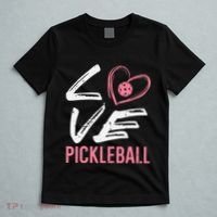 Love Pickleball Heart Pickle Ball T-Shirt thumb 5
