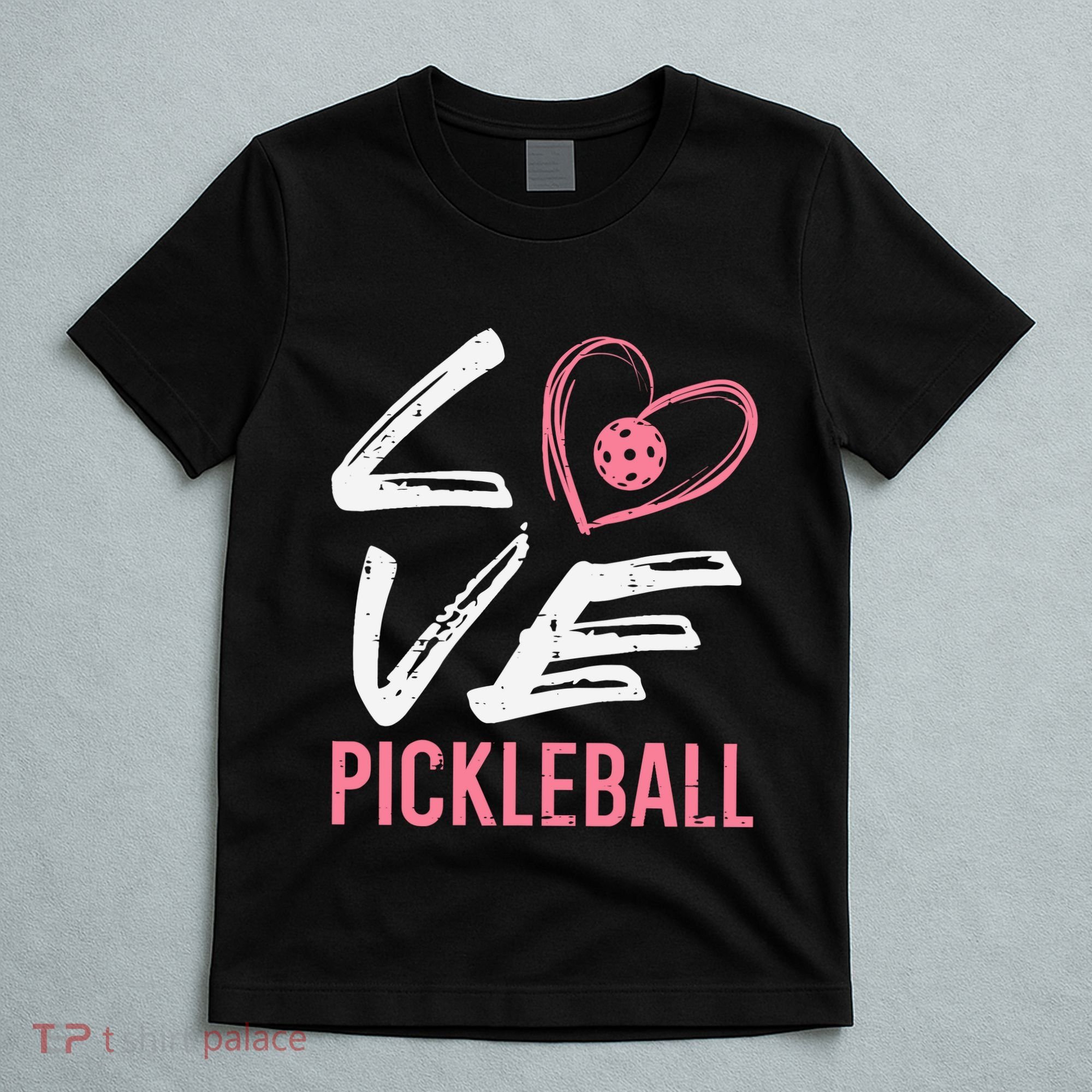 Love Pickleball Heart Pickle Ball T-Shirt