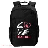 Love Pickleball Heart Pickle Ball Backpack thumb 0