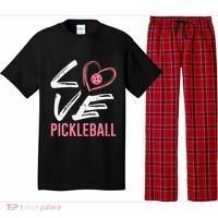 Love Pickleball Heart Pickle Ball Pajama Set thumb 0