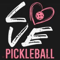 Love Pickleball Heart Pickle Ball Women's Hoodie thumb 2