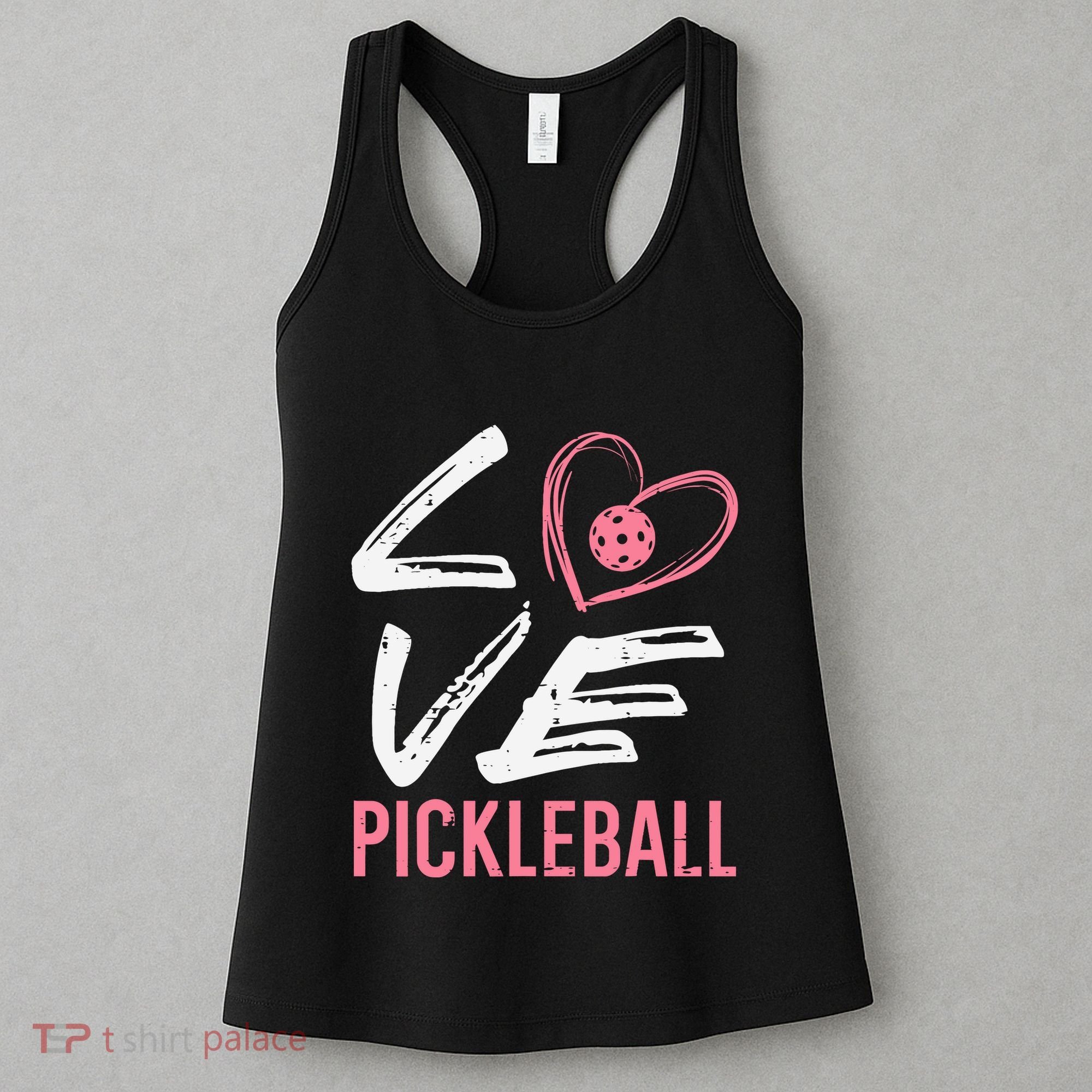 Love Pickleball Heart Pickle Ball Women's Tank Top