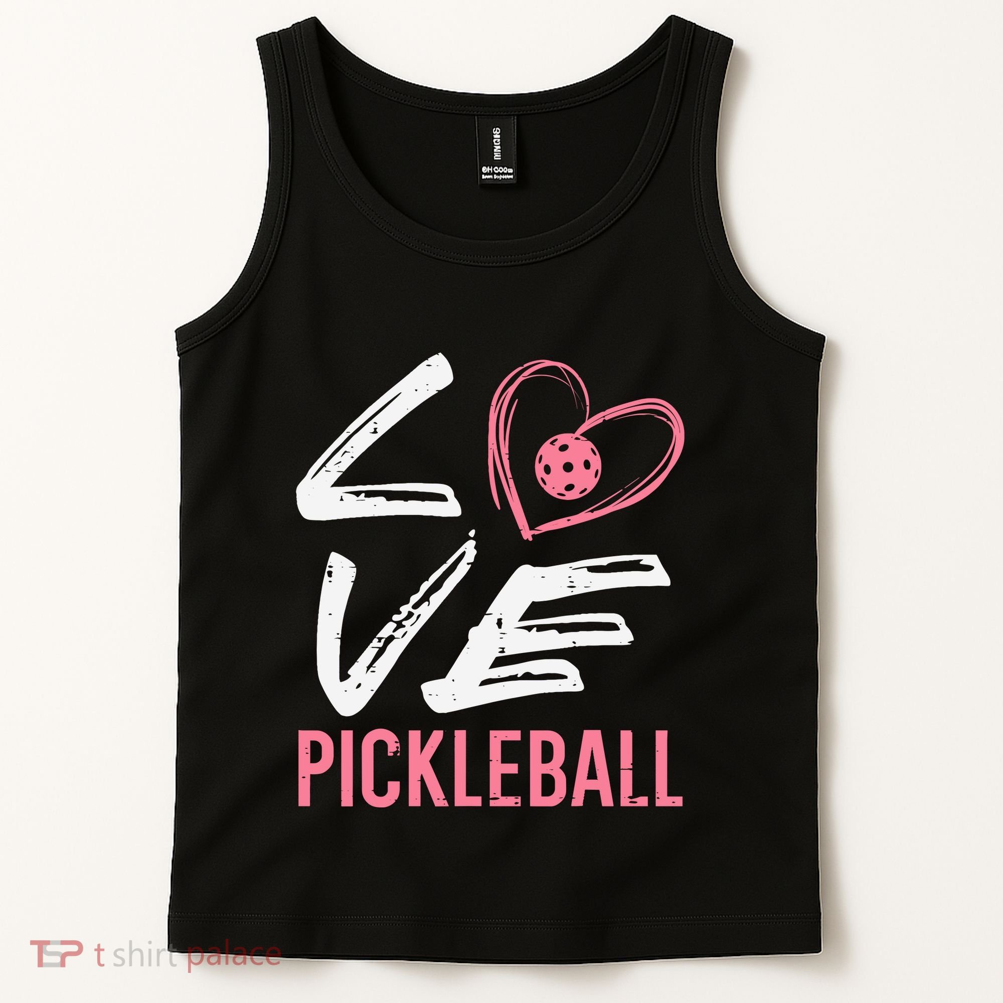 Love Pickleball Heart Pickle Ball Tank Top