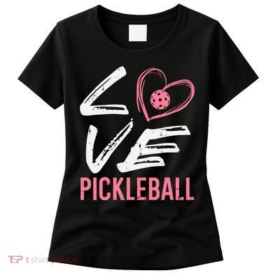 Love Pickleball Heart Pickle Ball Women's T-Shirt
