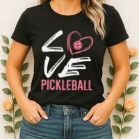 Love Pickleball Heart Pickle Ball Women's T-Shirt thumb 2