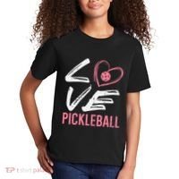 Love Pickleball Heart Pickle Ball Kids T-Shirt thumb 2