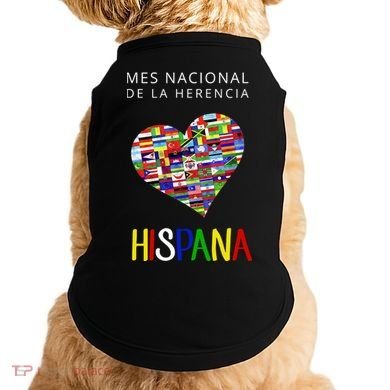 Latino Pride Hispanic Heritage Month Doggie Tank