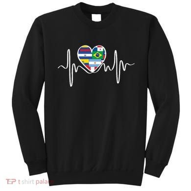 Latino Pulse Heart Hispanic Heritage Sweatshirt