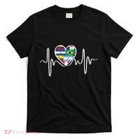 Latino Pulse Heart Hispanic Heritage T-Shirt thumb 0