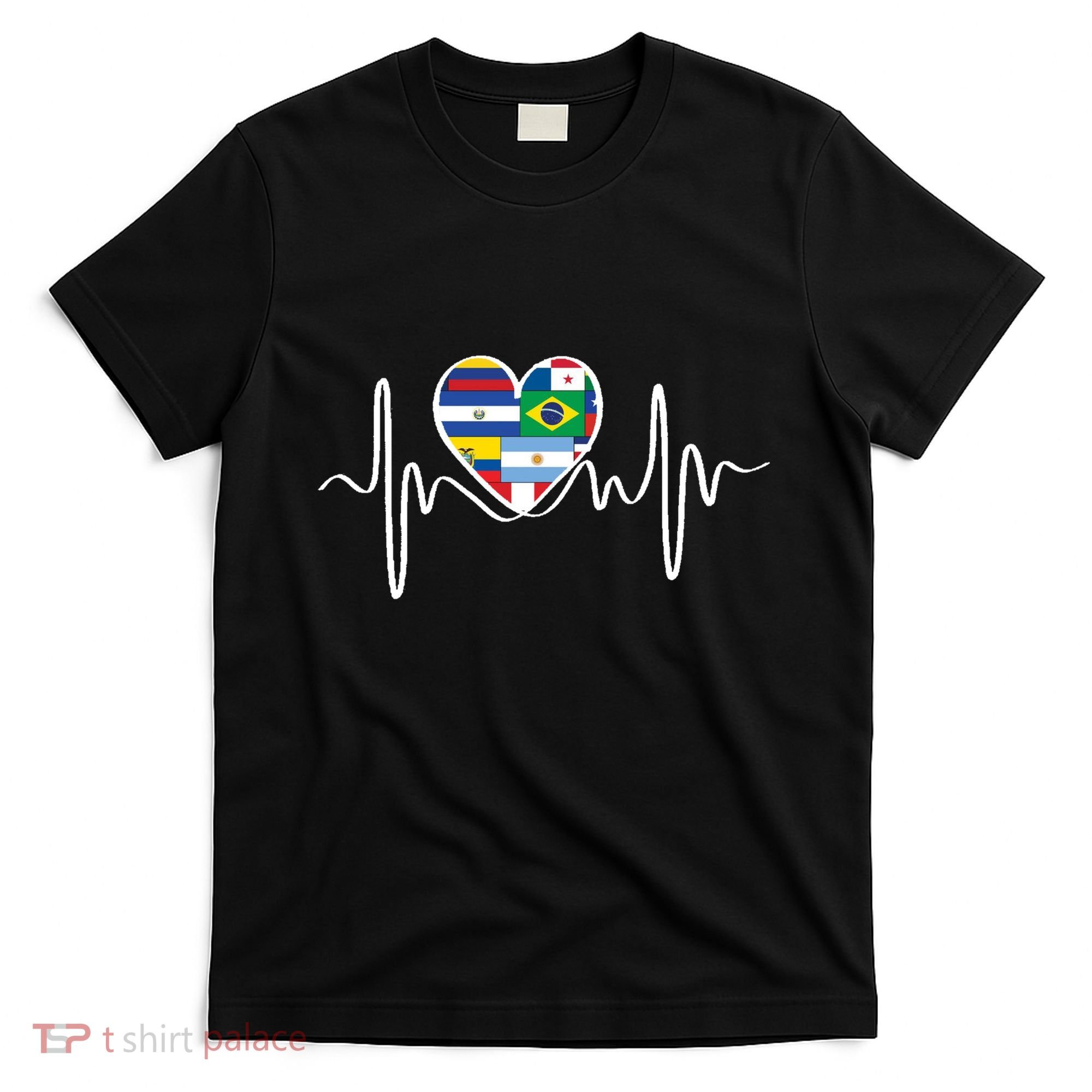 Latino Pulse Heart Hispanic Heritage T-Shirt
