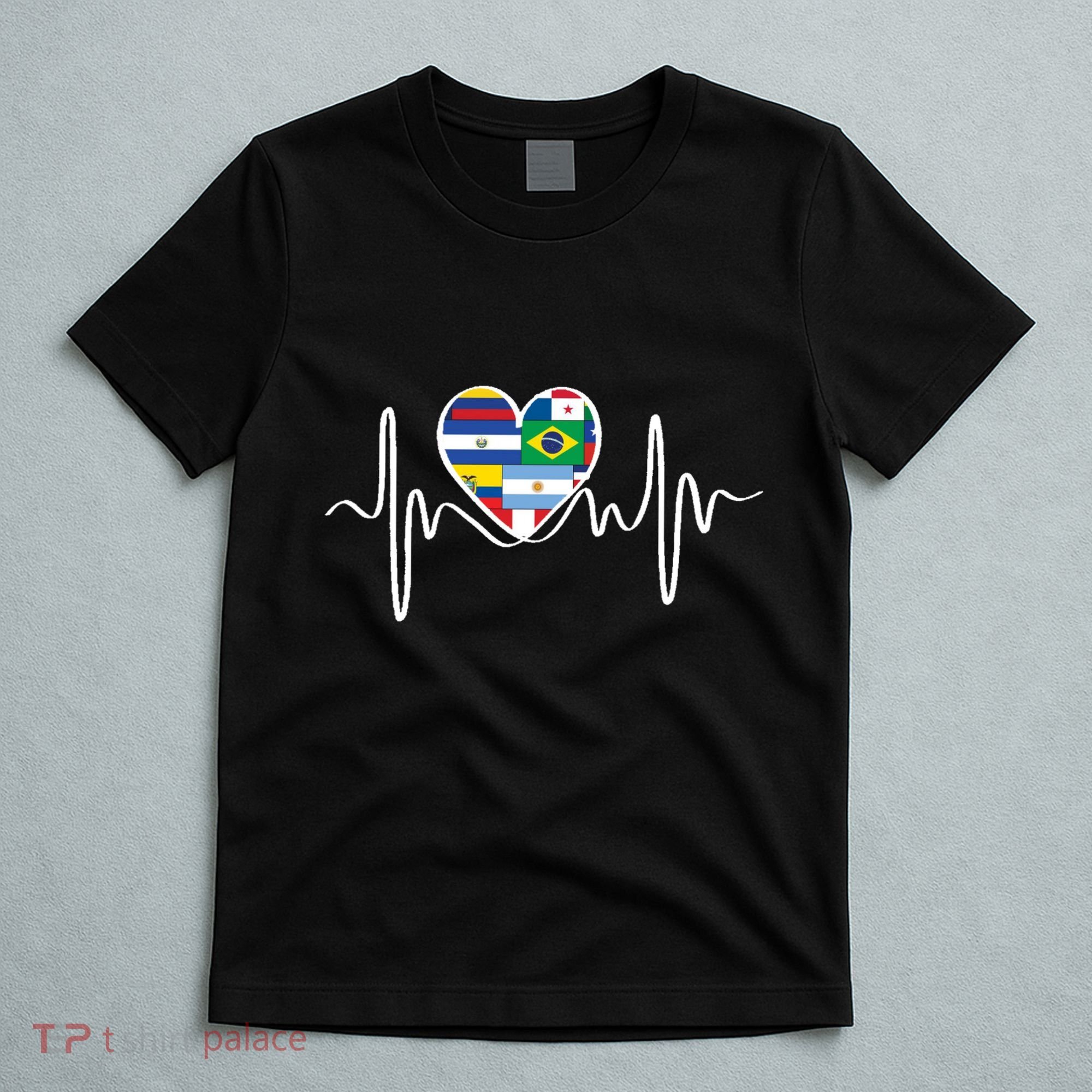 Latino Pulse Heart Hispanic Heritage T-Shirt